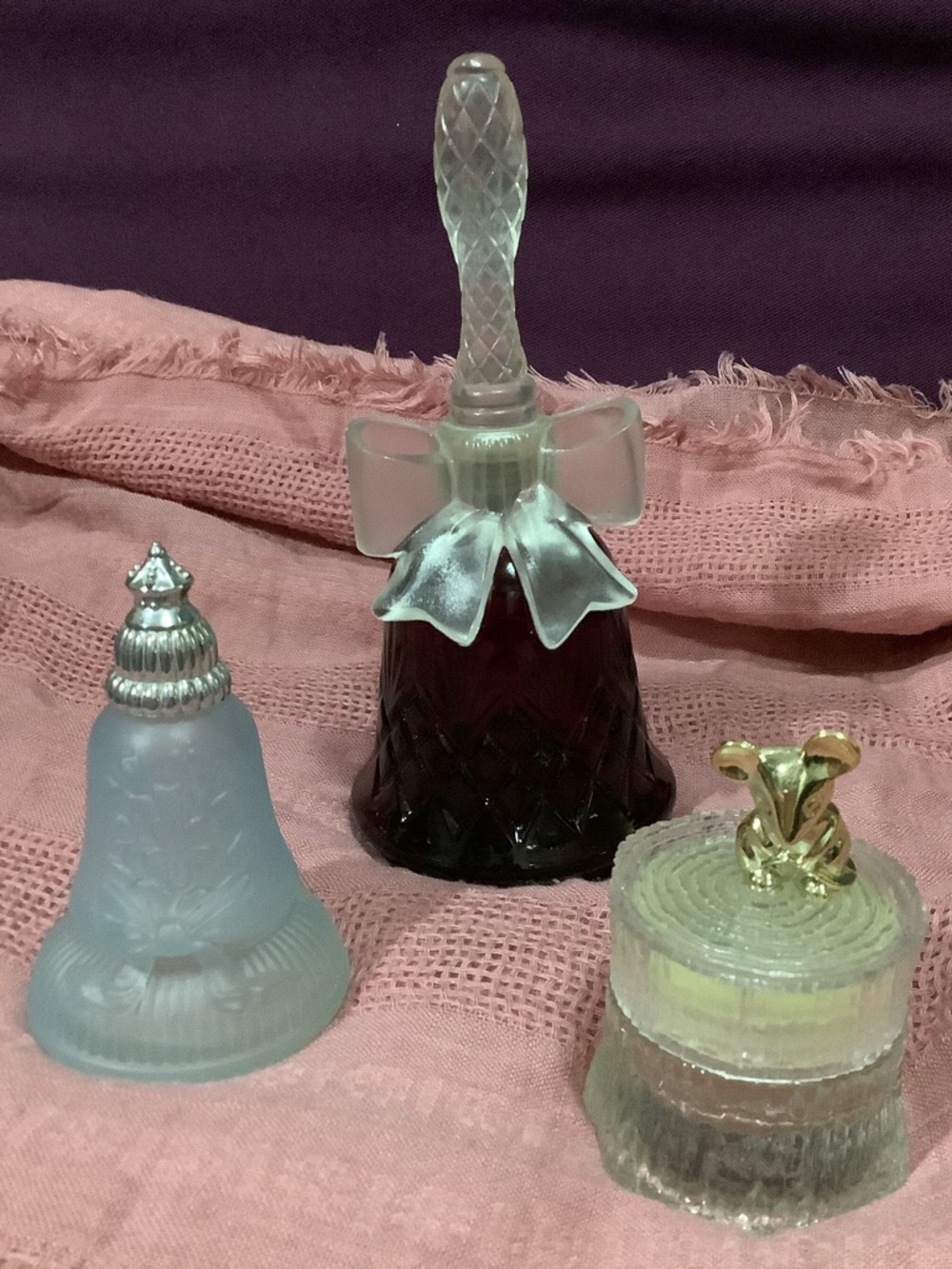 Avon Glass Vanity Perfume Bottles